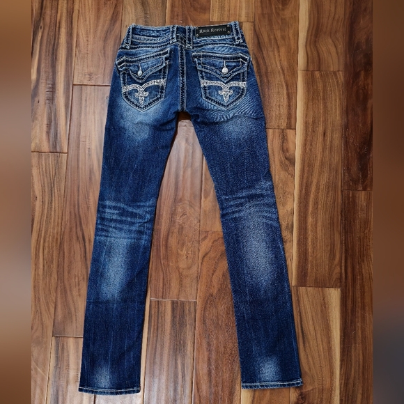 Rock Revival Jeans Size 25 Scarlett Straight - Picture 5 of 7